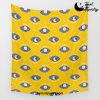 evil eye yellow wall tapestry 534 - Bubu Gifts